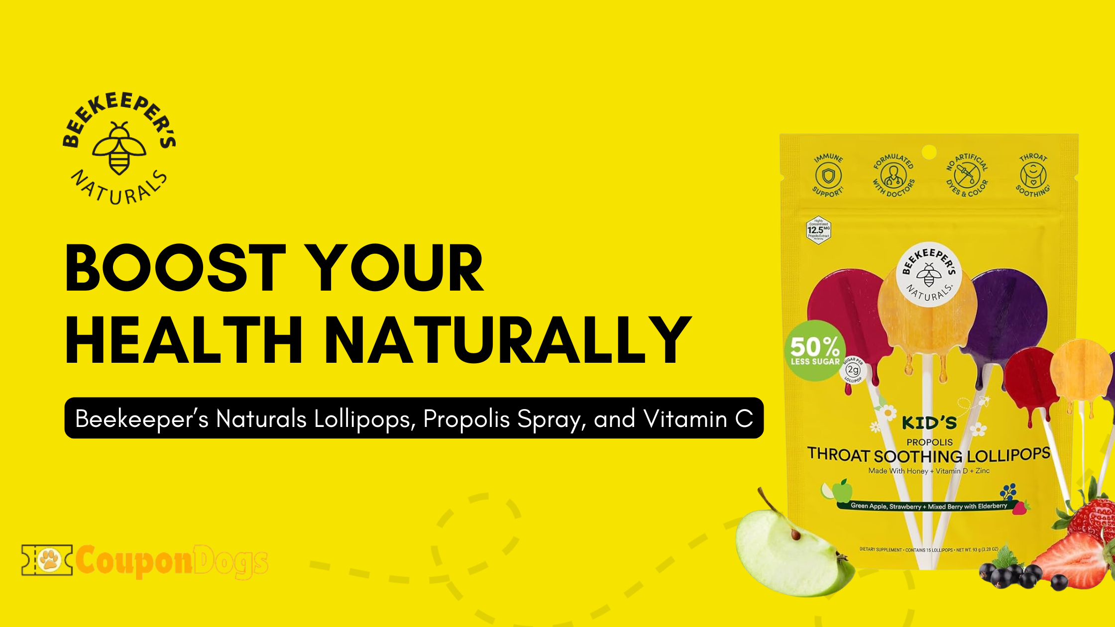 Boost Your Health Naturally with Beekeeper’s Naturals Lollipops, Propolis Spray, and Vitamin C