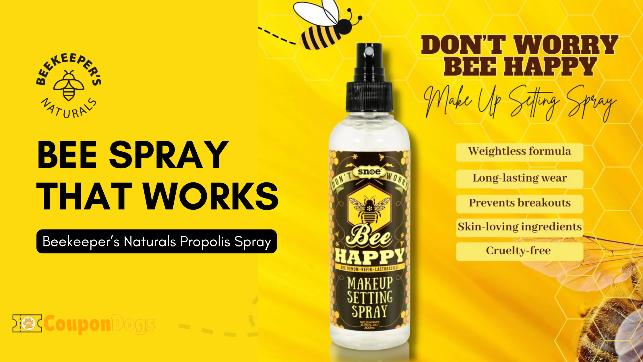 Bee Spray That Works: Beekeeper’s Naturals Propolis Spray